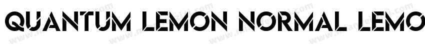 Quantum Lemon Normal Lemon Normal字体转换